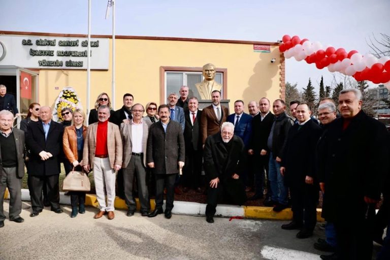 Silivri, Sanayisine Atatürk büstü açılışı
