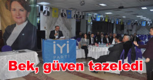Bek, güven tazeledi