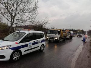 Evde Kal Çatalca! Dezenfekte Filosu 7/24 Görev Başında