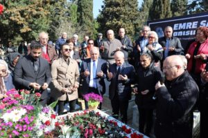 Emre Saltık vefatının 3. yılında kabri başında anıldı