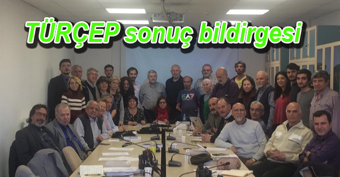 TÜRÇEP Sonuç Bildirgesi