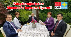 Kılıçdaroğlu’ndan Akşener’e bayram ziyareti