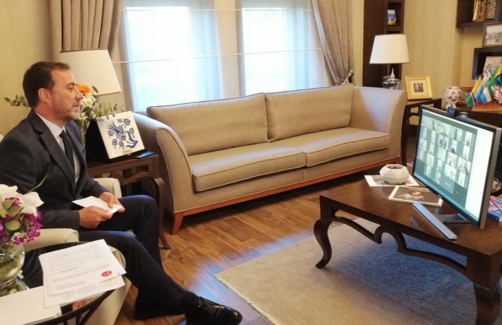 BAŞKAN YILMAZ MECLİS ÜYELERİYLE TOPLANTI YAPTI