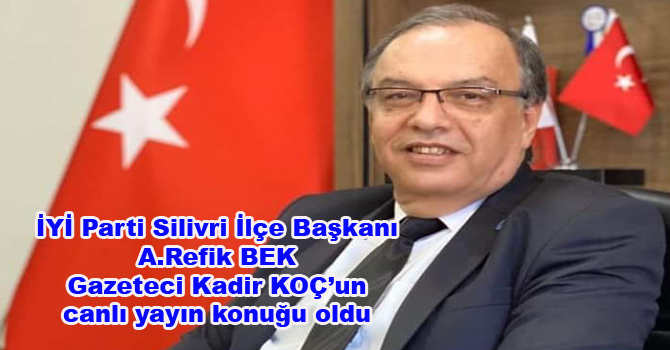 A.Refik BEK, Canlı Yayın konuğu oldu