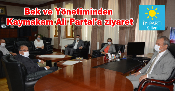 Bek ve Yönetiminden Kaymakam Ali Partal’a ziyaret