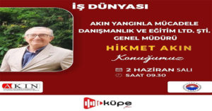 Hikmet Akın, Küpe FM’in konuğu olacak