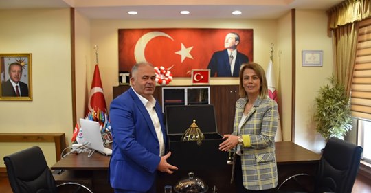 Başkan Mesut Üner’e Nevşehir Valisi İnci Sezer Becel’den Veda Ziyareti