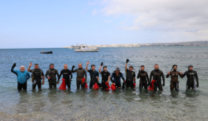 Büyükçekmece sahilinin temiz çıkması balık adamları mutlu etti