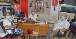 Başkan Halide Avlu’dan Gaziler Derneğine  ziyaret