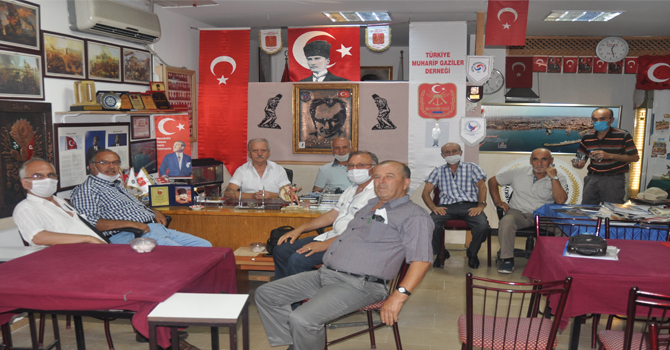 Silivri İYİ Partiden Muharip Gaziler Deneğine iade-i ziyaret