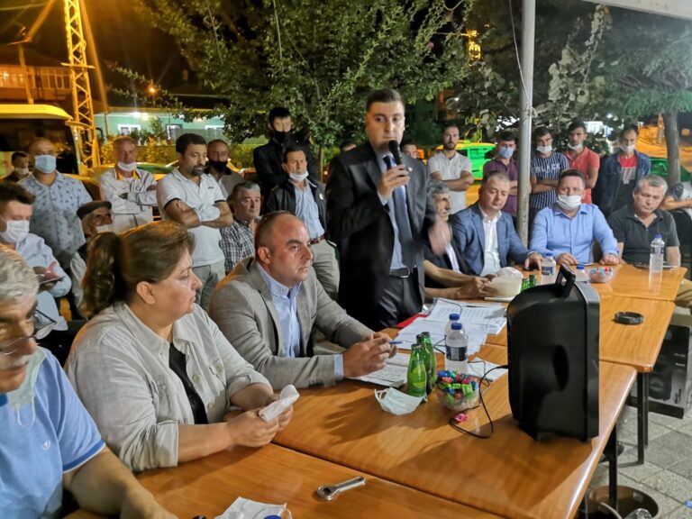 CHP İLÇE BAŞKANLIĞINDAN DANAMANDIRA HALK ZİYARETİ