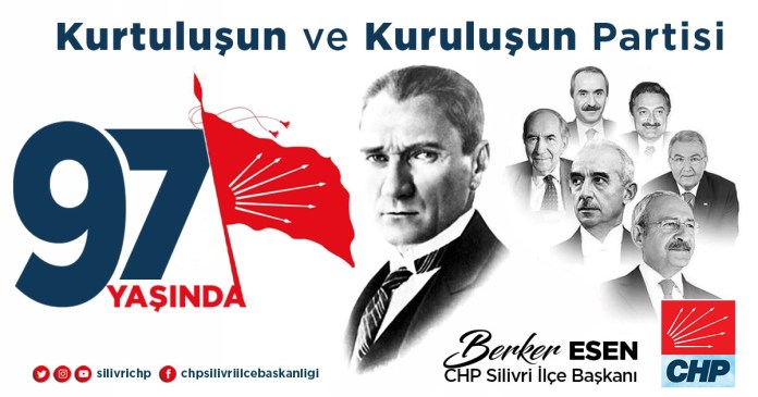 Berker Esen’den CHP’nin Kuruluş Yıl Dönümü Mesajı