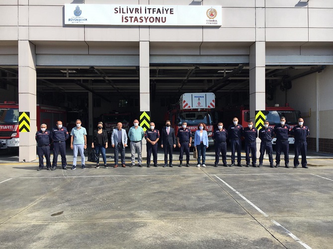 CHP SİLİVRİ’DEN İTFAİYECİLERE ZİYARET