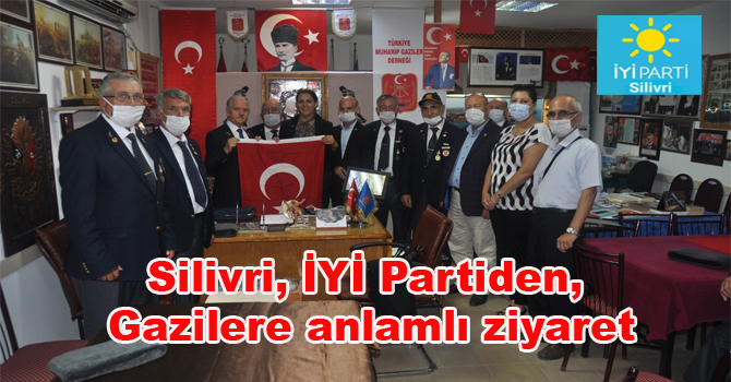 Silivri, İYİ Partiden Gazilere anlamlı ziyaret