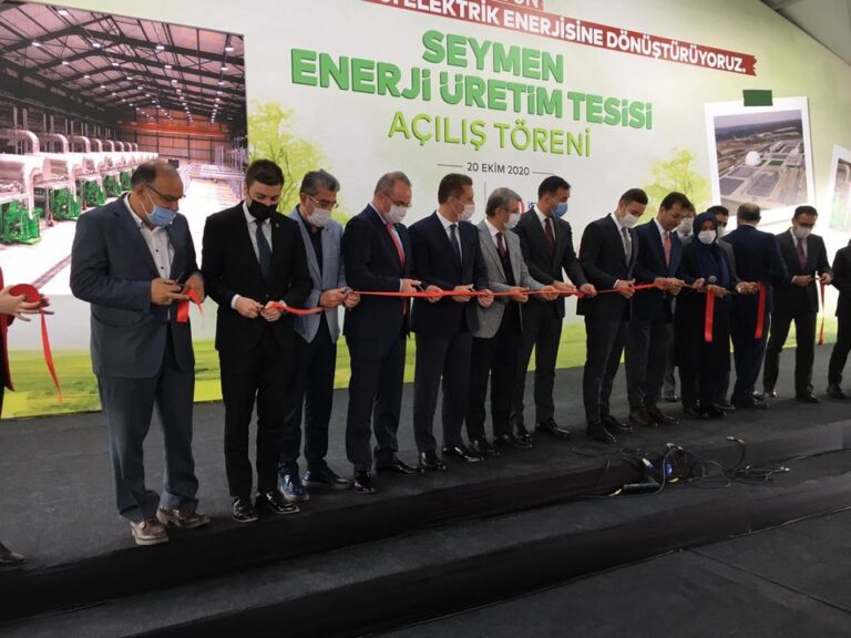 Seymen Çöp Gazı Enerji Üretim Tesisi 1. Etabı açıldı