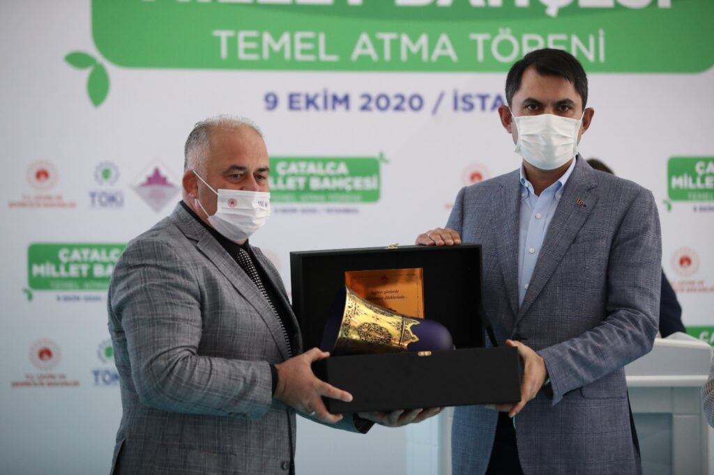 Çatalca Millet Bahçesi temeli atıldı