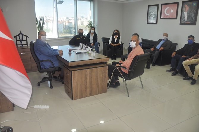 Emniyet Müdürü Erim’den İYİ Partiye iade-i ziyaret
