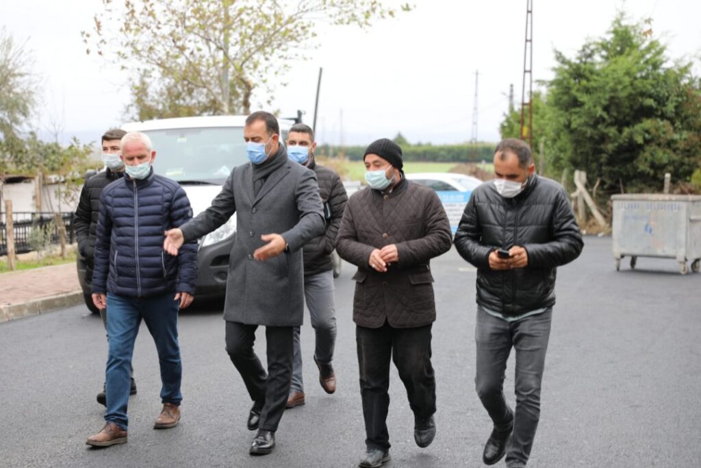 BAŞKAN YILMAZ HAFTA SONU ÇALIŞMALARINI İNCELEDİ