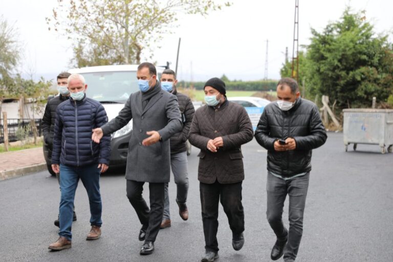 BAŞKAN YILMAZ HAFTA SONU ÇALIŞMALARINI İNCELEDİ