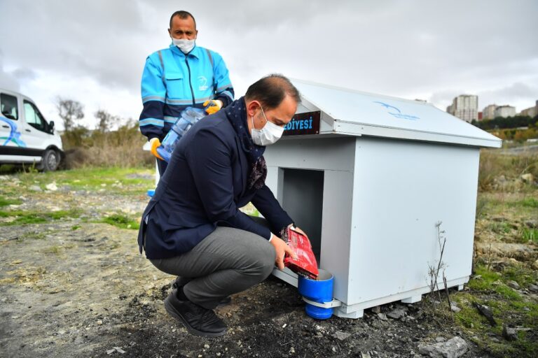 BEYLİKDÜZÜ’NE KIŞ KOŞULLARINA UYGUN KULÜBELER YERLEŞTİRİLDİ