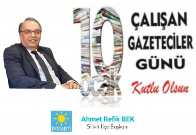 Refik Bek’ten 10 Ocak Çalışan Gazeteciler Günü mesajı
