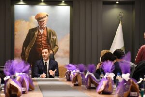 BAŞKAN YILMAZ GAZETECİLERLE BİR ARAYA GELDİ