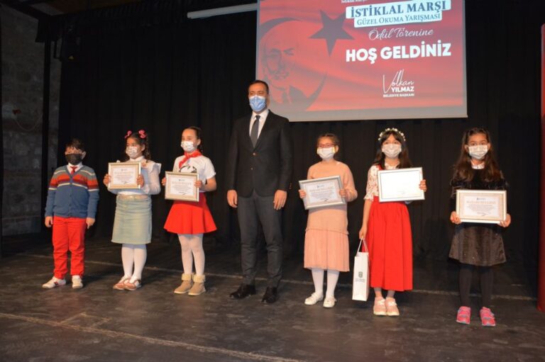 Silivri’de, İstiklal Marşı Okuma Yarışması ödül töreni gerçekleşti