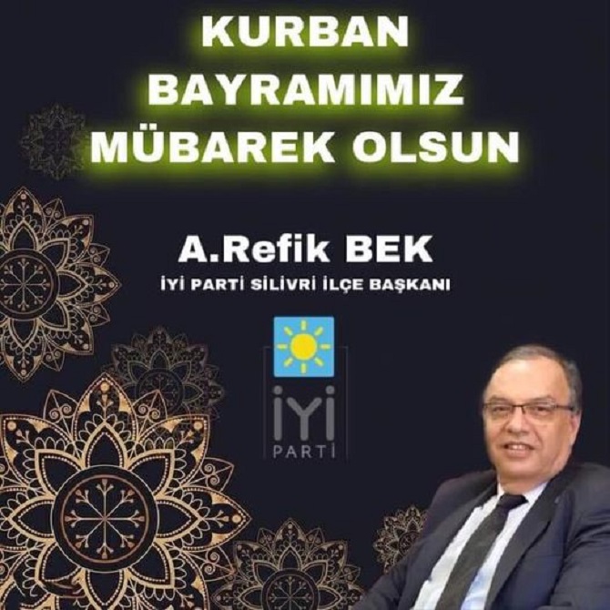 A.Refik BEK’ten, Kurban Bayramı mesajı