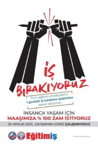 EĞİTİM- İŞ TEN İŞ BIRAKMA EYLEMİ