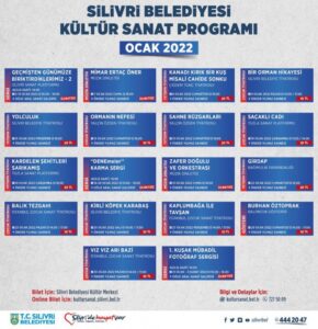 OCAK AYI KÜLTÜR VE SANAT PROGRAMI BELLİ OLDU