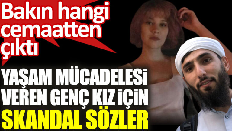 Yaşam mücadelesi veren Sedef Nur Çağlar için skandal sözler