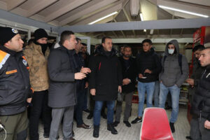 Toğan ve Yılmaz sabaha kadar mesaideydi