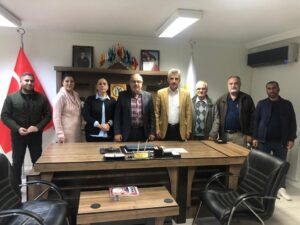 İYİ PARTİ’NİN 2022’DE Kİ İLK ZİYARETÇİSİ BÖLÜKBAŞI OLDU