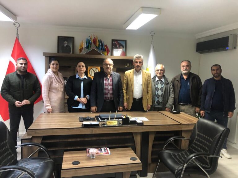 İYİ PARTİ’NİN 2022’DE Kİ İLK ZİYARETÇİSİ BÖLÜKBAŞI OLDU