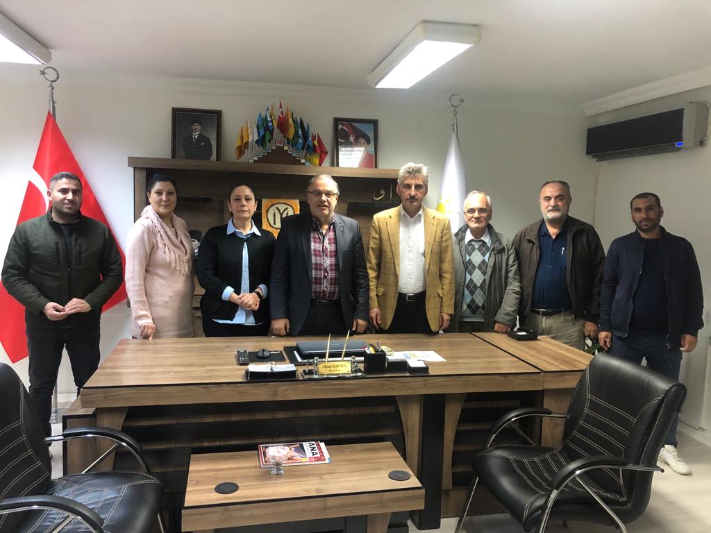 İYİ PARTİ’NİN 2022’DE Kİ İLK ZİYARETÇİSİ BÖLÜKBAŞI OLDU