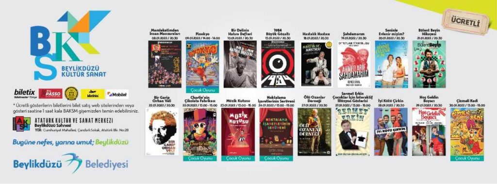 KÜLTÜR SANAT ETKİNLİKLERİ YENİ YILDA DA DOLUDİZGİN DEVAM EDİYOR