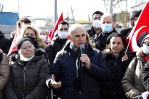 Atatürk Anıtı’na saldırıya tepki