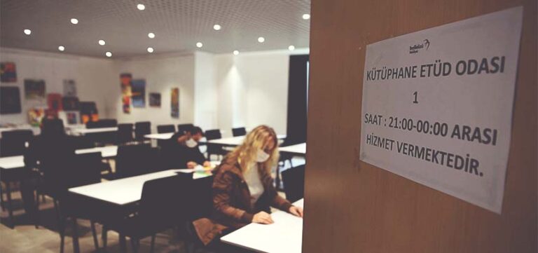 BAKSM’DEKİ DERSLİKLER GECE YARISINA KADAR HİZMET VERECEK