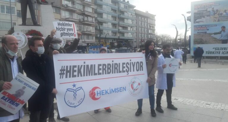 YILMAZ’DAN SAĞLIK ÇALIŞANLARINA BÜYÜK AYIP