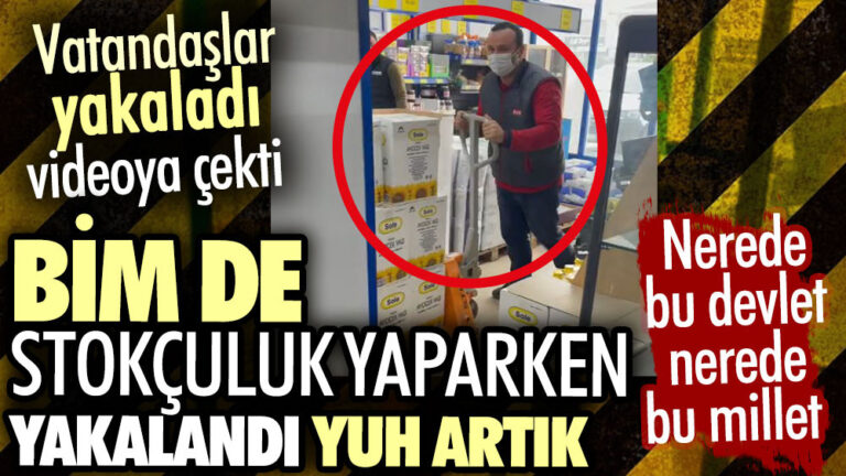 Yuh artık. BİM de stokçuluk yaparken yakalandı. Yağda sıkıntı haberi alınca anında bunu yaptılar