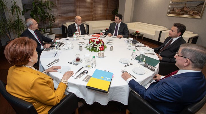 6 parti liderinden açıklama: Seçim kanunu teklifi birlikteliğimizi bozmayı amaçlıyor; sürdürmeye kararlıyız