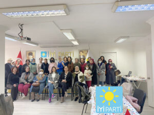 Silivri, İYİ Partili kadınlar, haftalık toplantılarını gerçekleştirdi.