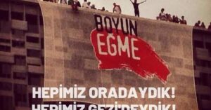 Berker Esen: Gezi Milyonlarca İnsanın, Onurudur; Yargılanamaz, Tutuklanamaz!