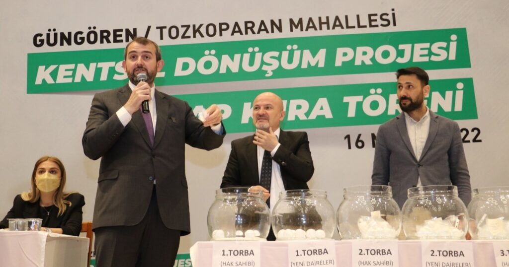 Güngören’de Tozkoparan 2’nci Etap Kura Töreni Düzenlendi