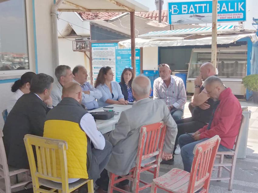 SİLİVRİ, İYİ PARTİ BALIKÇILARLA BİR ARAYA GELDİ