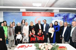 Başkanımız Mesut Üner; Çatalca’mızda göz nuru ile birleşen el emeği sanat eserine dönüşüyor