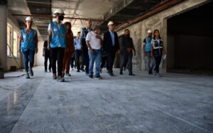 YENİ HİZMET BİNASI İNŞAATINA ZİYARET