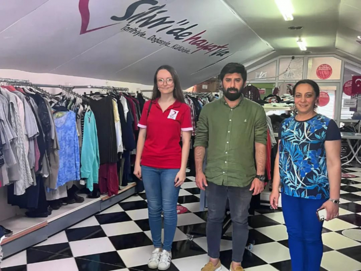 İhtiyaç sahibi çocukların bayramlıkları Kızılay’dan