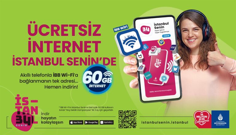 İBB Wİ-Fİ İSTANBUL SENİN’DE