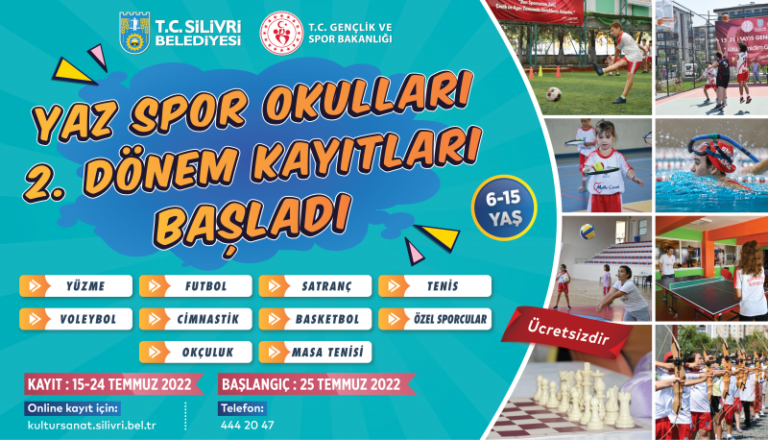 YAZ SPOR OKULLARINDA 2. DÖNEM KAYITLARI BAŞLADI